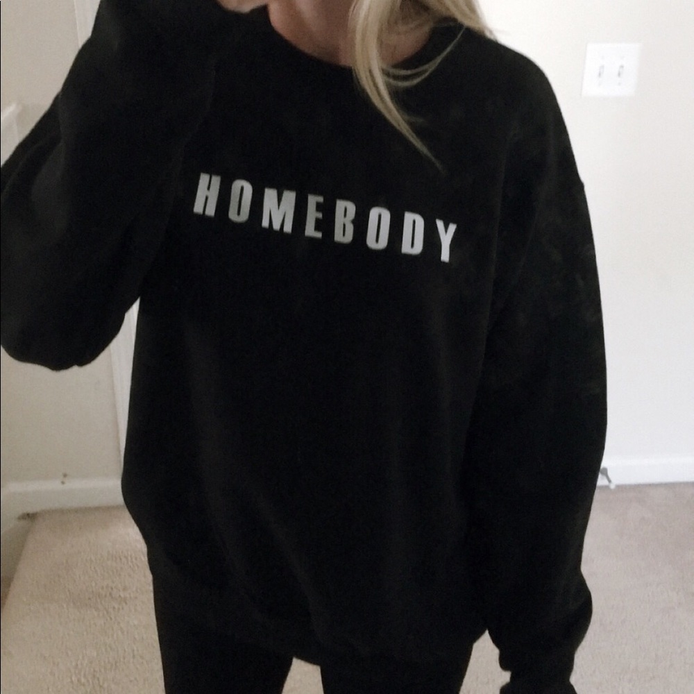 Homebody Black sweatshirt